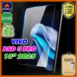 [Ảnh Thật] Kính CL MTB VIVO PAD 3 PRO 13" 2025 Cường Lực Mài Cạnh 2.5D-9H-0.26mm 1