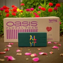 Xốp Xanh Oasis Sping: Cắm Hoa Tươi, Hoa Sáp, Giữ Nước Lâu Chất Lượng Malaysia. 3