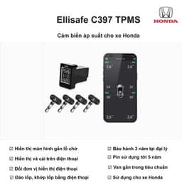 Cảm biến áp suất lốp iCar C397 gắn lỗ chờ xe Honda và Subaru - LuxuryCars 2