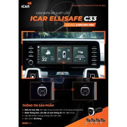 Cảm biến áp suất lốp iCar C33 (Ellisafe) gắn tẩu sạc, kết nối điện thoại - LuxuryCars 2