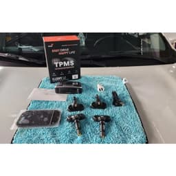 Cảm biến áp suất lốp iCar TN405 (Ellisafe) màn hình năng lượng mặt trời đặt taplo - LuxuryCars 7