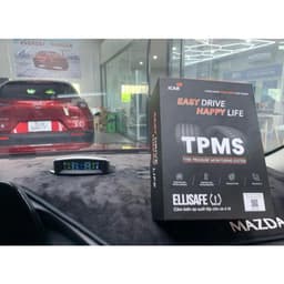 Cảm biến áp suất lốp iCar TN405 (Ellisafe) màn hình năng lượng mặt trời đặt taplo - LuxuryCars 5