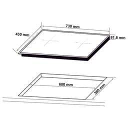 Bếp Từ Âm Đôi Hafele HC-I73242B 536.61.857 – 2 Vùng Nấu, Cảm Ứng Nhạy 3
