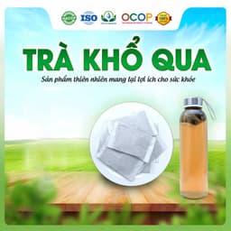 Trà Khổ Qua Mix Cỏ Ngọt Thơm Ngon Dễ Uống Thanh Mát Cho Ngày Thư Thái Hộp 30 Túi Lọc 2