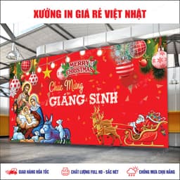 Phông NOEL_GIÁNG SINH in theo yêu cầu_ Mẫu sẵn_Mẫu thiết kế_In lấy ngay 5