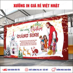 Phông NOEL_GIÁNG SINH in theo yêu cầu_ Mẫu sẵn_Mẫu thiết kế_In lấy ngay 7