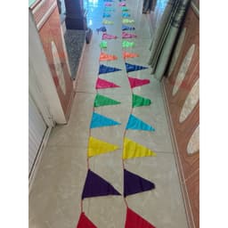combo 100 cờ dây nheo, cờ dây tam giác trang trí tết, sự kiện (giá tốt) 2