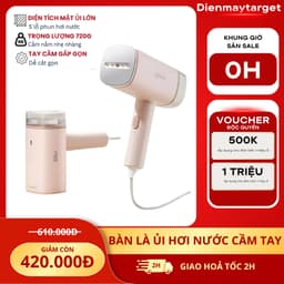 Bàn là hơi nước cầm tay Seka công suất 1200W bình chứa 170ml nước, là mọi loại vải 1