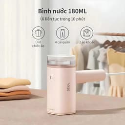 Bàn là hơi nước cầm tay Seka công suất 1200W bình chứa 170ml nước, là mọi loại vải 6