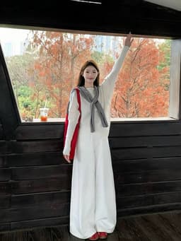 [Sẵn] Áo Len Nữ Trễ Vai Form Rộng Dài Tay Tiểu Thư Sang Chảnh, Áo Lệch Vai Bigsize Chubby Đi Đà Lạt Thu Đông Chali AL295 4