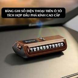 Bảng số điện thoại Simple Past đặt taplo ô tô tích hợp phá kính thoát hiểm trong trường hợp khẩn cấp 1