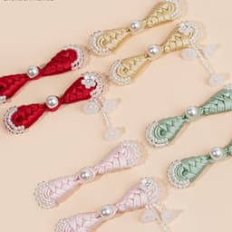 Nút Cài Tỳ Bà Ngọc Thả Mai Cổ Phong - Khuy Cài Nút Tàu Hanfu Sườn Xám Áo Dài 3