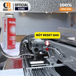Bếp gas mini du lịch Namilux NH-021AS thép không gỉ tiết kiệm gas có van ngắt gas tự động an toàn 7