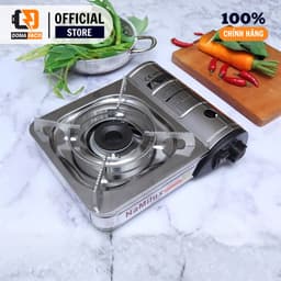 Bếp gas mini du lịch Namilux NH-021AS thép không gỉ tiết kiệm gas có van ngắt gas tự động an toàn 4