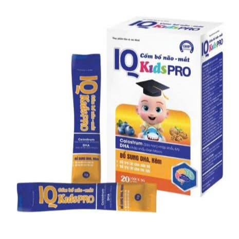 Cốm Bổ Não - Mắt IQ Kids Pro bổ sung DHA, Kẽm hỗ trợ cho não bộ và thị lực  
> BUN BUN SHOP 20