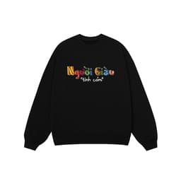 Áo Vớ Vẩn Vui Tươi REDLABEL Áo Sweater NGƯỜI GIÀU TÌNH CẢM Áo Sweatshirt Nỉ Oversize Nam Nữ SWT36 4