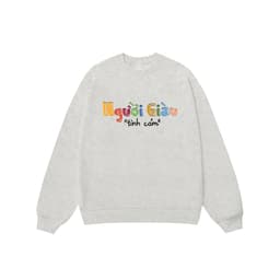 Áo Vớ Vẩn Vui Tươi REDLABEL Áo Sweater NGƯỜI GIÀU TÌNH CẢM Áo Sweatshirt Nỉ Oversize Nam Nữ SWT36 6