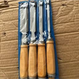 Bộ 4 Đục Gỗ Tay Cầm Gỗ Cao Cấp – Dụng Cụ Chạm Khắc, Tiện Mộc, Sửa Chữa Gỗ, Hàng Loại 1 7