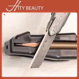KHUÔN CHUỐT GỌT CHÌ 4 MẶT NHỌN DÀNH RIÊNG CHO CHÌ ĐÁ KHẨY SỢI CHÂN MÀY MAKEUP CHUYÊN NGHIỆP  - Hity Beauty 1