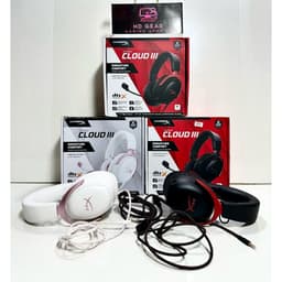 Tai nghe có dây HyperX Cloud III (cloud 3)| Thoải Mái Tuyệt Đối | Âm Thanh Vòm DTS:X | Micro 10mm Khử Ồn 3