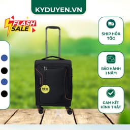 Vali Vải Du Lịch MINI LEAVES KING Cao Cấp - Size 19 Cabin, Bánh Đôi Xoay 360°, Chống Thấm Nước, Nhẹ Bền - Kỳ Duyên 1