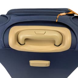 Vali Vải LEAVES 9068 KING Cao Cấp, Size 20 Cabin, Phối Màu Xanh Navy - Vàng Đồng, Khóa Số An Toàn, Bánh Xe Kép 360 Độ 7