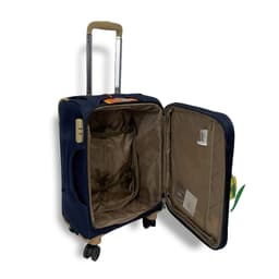 Vali Vải LEAVES 9068 KING Cao Cấp, Size 20 Cabin, Phối Màu Xanh Navy - Vàng Đồng, Khóa Số An Toàn, Bánh Xe Kép 360 Độ 5