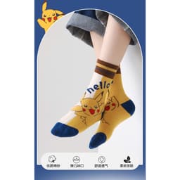 Set 10 Đôi Vớ/Tất Trẻ Em Họa Tiết Siêu Anh Hùng Spider-Man & Pikachu - Cotton Thoáng Khí 7