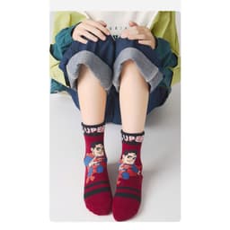 Set 10 Đôi Vớ/Tất Trẻ Em Họa Tiết Siêu Anh Hùng Spider-Man & Pikachu - Cotton Thoáng Khí 8