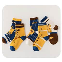 Set 10 Đôi Vớ/Tất Trẻ Em Họa Tiết Siêu Anh Hùng Spider-Man & Pikachu - Cotton Thoáng Khí 6