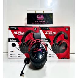 Tai nghe Gaming không dây HyperX Cloud Alpha Wireless | Màng Loa Buồng Kép | Âm Thanh DTS:X | Pin trâu 3