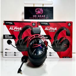 Tai nghe Gaming không dây HyperX Cloud Alpha Wireless | Màng Loa Buồng Kép | Âm Thanh DTS:X | Pin trâu 1