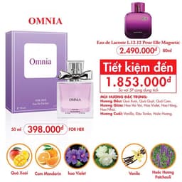 Nước hoa nữ (Good Girl, Trust, So sexy, Very Sexy, Omnia, Delina, Chance...) - NGỌT NGÀO, QUYẾN RŨ, SANG TRỌNG (50ML) 8