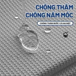 Ziinlife Rèm Nhà Tắm Chống Nước Chống Nấm Mốc Dày Dặn - Họa Tiết Vân Waffle Cao Cấp - Không Cần Đục Lỗ 2