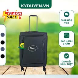 Vali Vải Du Lịch "Feather Light" LEAVES KING 2305 Size 22 Siêu Nhẹ, Bánh Kép Xoay 360 Độ, Chống Thấm 1