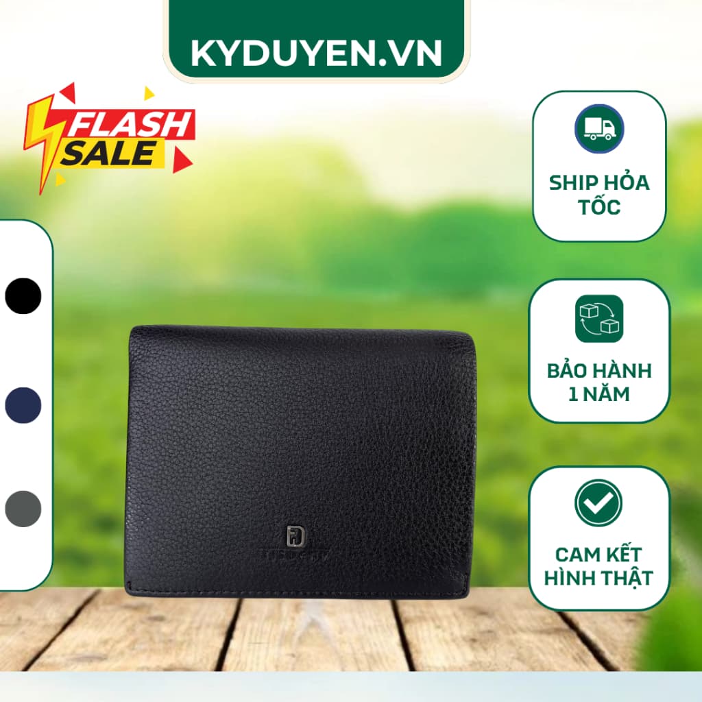 Ví Da Cao Cấp Sang Trọng Chính hãng nhiều ngăn tiện lợi - Kỳ Duyên [VD06]