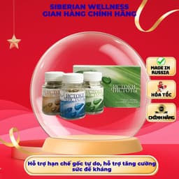 Thực phẩm Bộ 3 thanh lọc Siberian Wellness Renaissance Triple Set, thanh lộc cơ thể,  Tăng cường sức khỏe 1