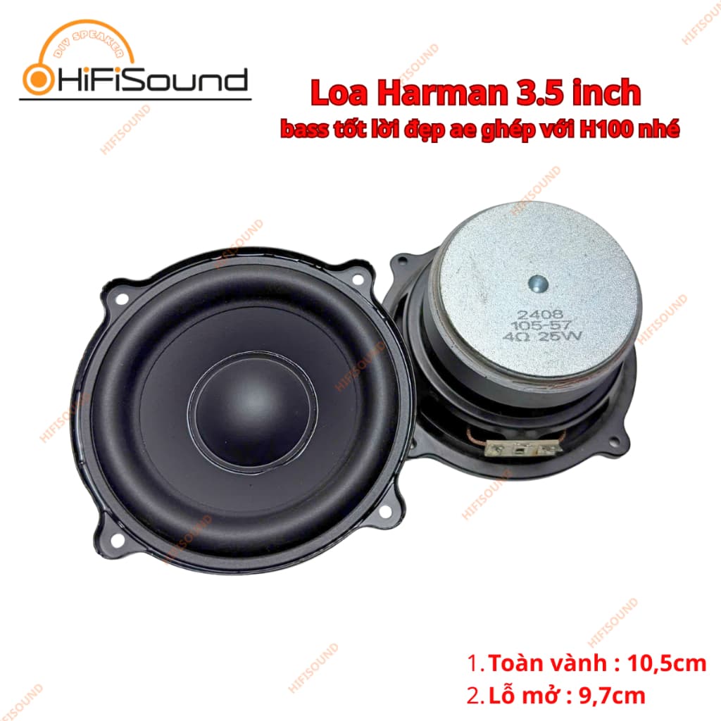 Loa Hk 4 inch harman 4 inch hàng tồn 4ohm 25 w- 40W