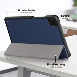 [Ảnh Thật] Bao Da Samsung Tab A9 /Tab A11 8.7" 2025 Gấp 3 Khúc Lưng Cứng Có Nam Châm 3