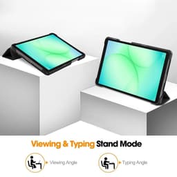 [Ảnh Thật] Bao Da Samsung Tab A9 /Tab A11 8.7" 2025 Gấp 3 Khúc Lưng Cứng Có Nam Châm 2
