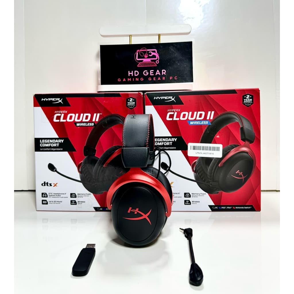 (Chính hãng) Tai nghe Gaming không dây HyperX Cloud 2 Wireless / Cloud II Wireless