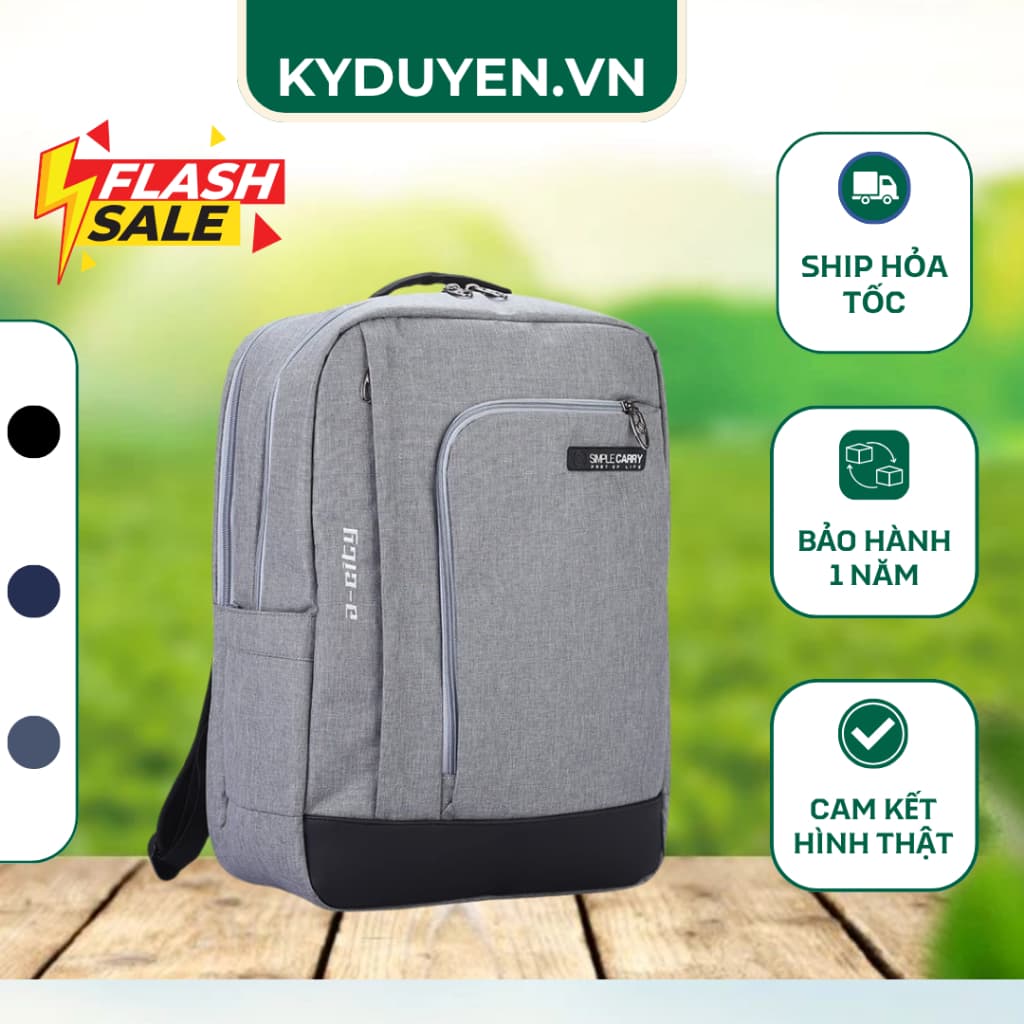 BALO SIMPLE CARRY MATTAN 4 ,CÓ NGĂN RIÊNG ĐỂ LAPTOP 15.6in.THIẾT KẾ ĐA NĂNG SỬ DỤNG  (bảo hành chính hãng 10 năm)