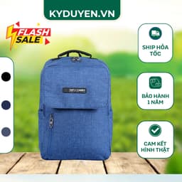 Balo Laptop SIMPLE CARRY ISSAC 2 Chính Hãng, Balo Đi Học Nam Nữ Thời Trang Chống Nước, Ngăn Đựng Laptop 14 INCH 1