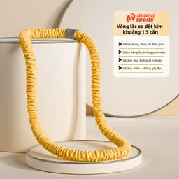 Vòng Lắc Eo Lò Xo Bọc Vải Mềm DƯƠNGSPORT Tập Thể Dục, Tập Gym, Tập Yoga Tại Nhà 1,5kg 2kg 2,5kg 9
