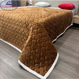 Thảm trải giường viền lông cừu cao cấp 5