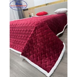Thảm trải giường viền lông cừu cao cấp 3