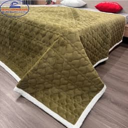Thảm trải giường viền lông cừu cao cấp 9