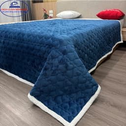 Thảm trải giường viền lông cừu cao cấp 4