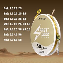Trục Câu Đài Chuanze S Fast Lock Bộ Dây Trục Câu Cá Buộc Sẵn Dây PE Không Nút Thắt Tăng Lực Kéo 15% 3