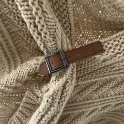Khăn Choàng Tam Giác 2in1 vừa là khăn , áo choàng chất Len thừng cashmere phong cách Hàn Quốc 9